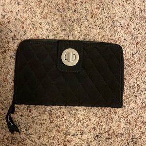 Vera Bradley Turnlock Wallet Black